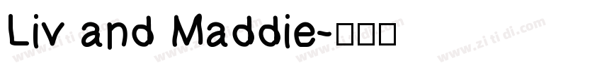 Liv and Maddie字体转换